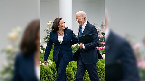 US President Joe Biden and Vice President Kamala Harris
