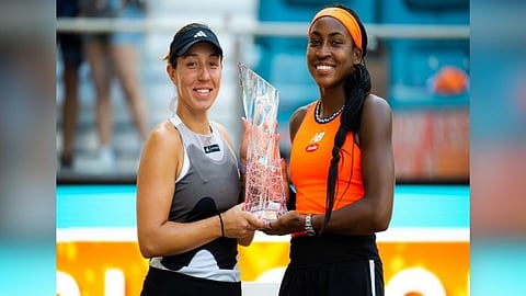 Coco Gauff and Jessica Pegula