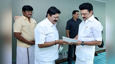 Kovai Selvaraj with Stalin