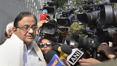 Former Finance Minister P. Chidambaram