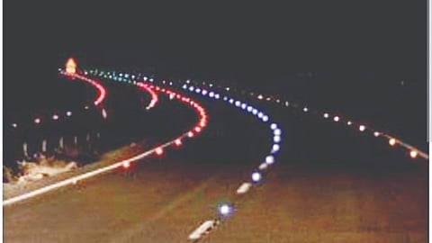 Represention of proposed road
project in Jawadhu Hills