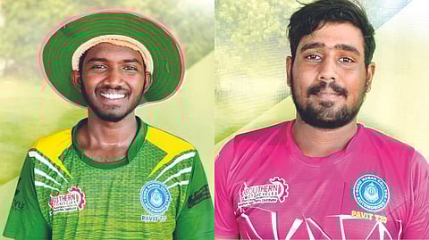 Left-arm spinner C Gokul, Opener PL Harshavardhan Sai