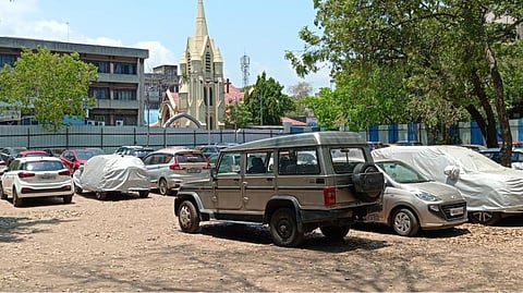 Additional parking facility opened at Mannadi metro station.