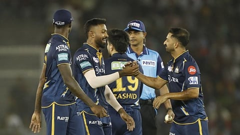 Matthew Short was the top-scorer for PBKS with a 24-ball 36.