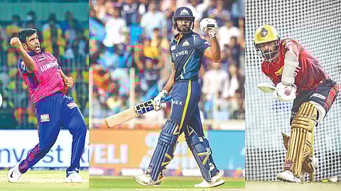 Ravichandran Ashwin; Vijay Shankar and Narayan Jagadeesan