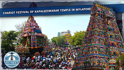 Chariot festival of Kapaleeswarar temple in Mylapore