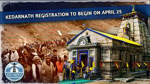 Kedarnath registration to begin on april 25