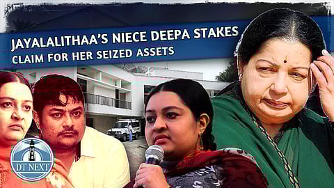 Jayalalithaa’s niece Deepa stakes claim for her seized assets