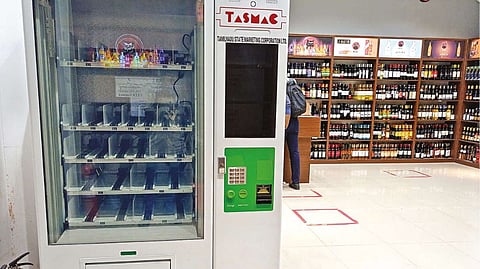 Automatic liquor vending machines