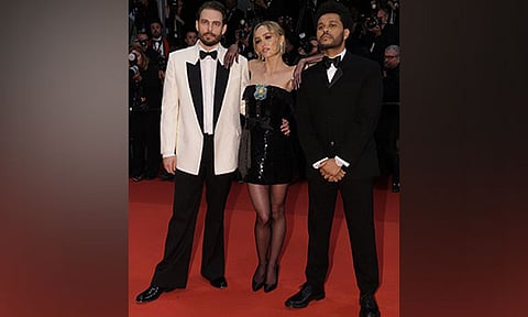 Sam Levinson, Lily-Rose Depp and Abel Tesfaye