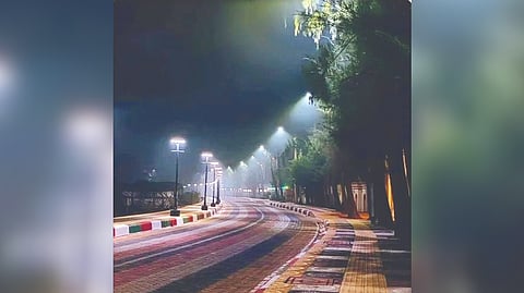 Photo of B?desh park shared as that of Srinagar