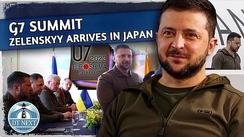 Zelenskyy arrival at Japan to attend G7