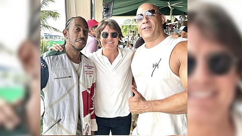 Tom Cruise with Vin Diesel and Ludacris