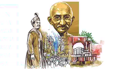 Gandhi spent 10 days in T Nagar during his last visit to the city.