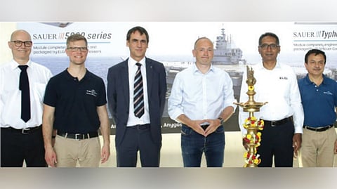 The joint venture between Elgi Equipments and the German-based Sauer Compressors Group, expanded operations by opening a new manufacturing facility