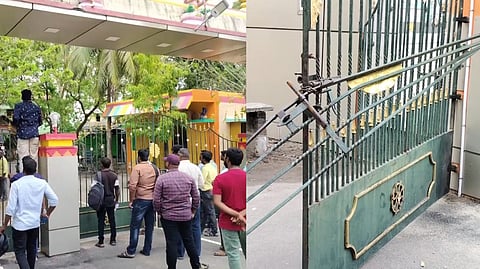 Tension prevails as candidates break gate to write TNPSC exam in Kanchi