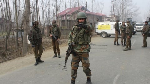 Indian Soldiers in Kashmir