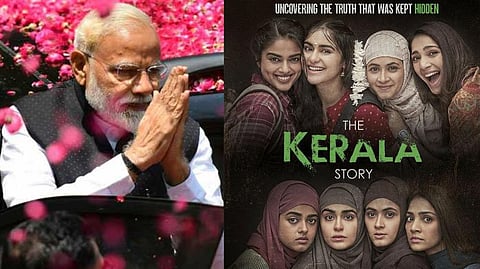 Prime Minister Narendra Modi; The Kerala Story poster