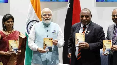 PM Modi releases Tamil classic 'Thirukkural' in Tok Pisin language