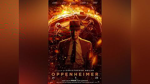 Poster of movie 'Oppenheimer'