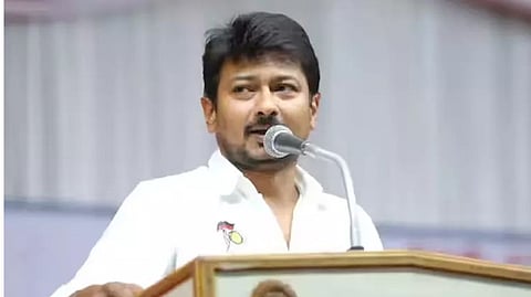 Sports Minister Udhayanidhi Stalin in Salem.