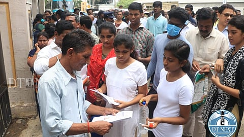 Visuals from Asan Memorial Senior Secondary School on Sunday