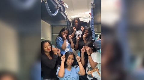 Screengrab from the video