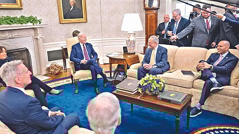 Crisis in US complicates diplomacy abroad