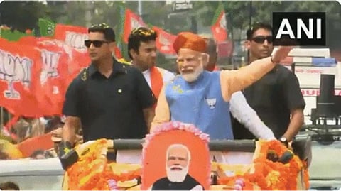 PM Modi's mega road show in Bengaluru