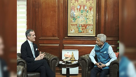 EAM S Jaishankar meets US Ambassador to India Eric Garcetti on Thursday