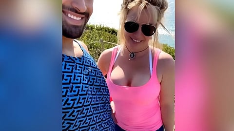 Britney Spears and Sam Asghari