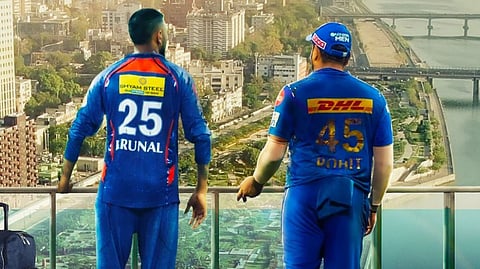 Krunal Pandya, Rohit Sharma