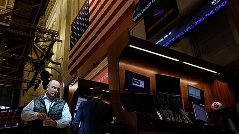 Traders work on the floor of the New York Stock Exchange (NYSE) in New York City, U.S., May 11, 2023. REUTERS/Brendan McDermid