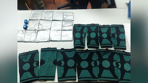 Smuggled foreign gold seized by the DRI.