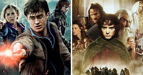 Iconic film franchises 'Harry Potter' and 'The Lord Of The Rings'
