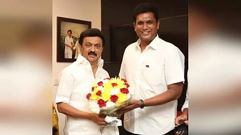 TRB Rajaa with Stalin