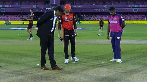 RR won the toss and chose to bat against SRH