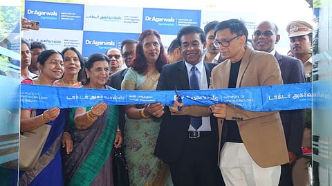 The new hospital occupies 65,000 sq ft built-up space.