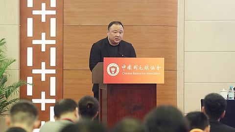 Chinese Badminton Association President Zhang Jun