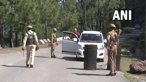 Encounter between terrorists and security forces in Kesari hill area in Rajouri.