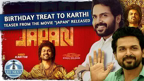 Karthi's Japan movie teaser has been released