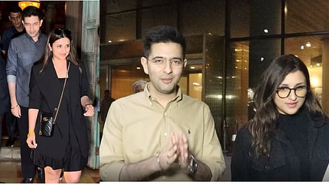 Few captures of star Parineeti Chopra and politician Raghav Chadha