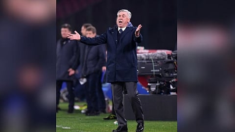 Real Madrid coach Ancelotti