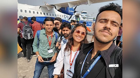 Maharshtra students stranded in Manipur reach Guwahati.