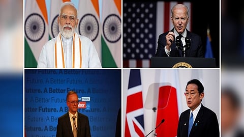 Quad leaders shares vision of a free and open Indo-Pacific