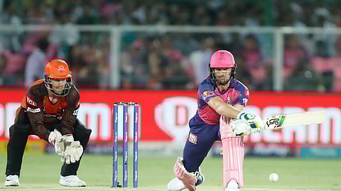 RR scores 214/2 against SRH