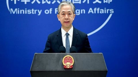 Chinese foreign ministry spokesperson Wang Wenbin
