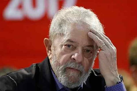 Former Brazilian president Luiz Inacio Lula da Silva