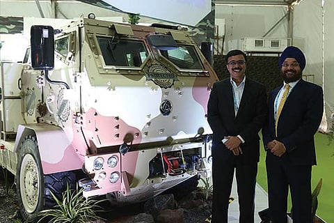 Vinod K Dasari and Amandeep Singh of Ashok Leyland