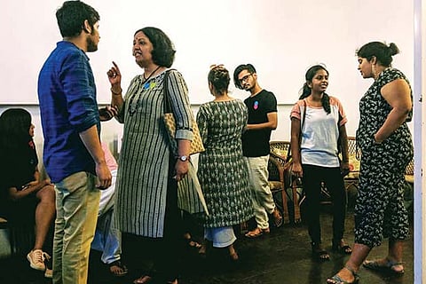 Artistes from various avenues met at an eatery recently to connect with each other